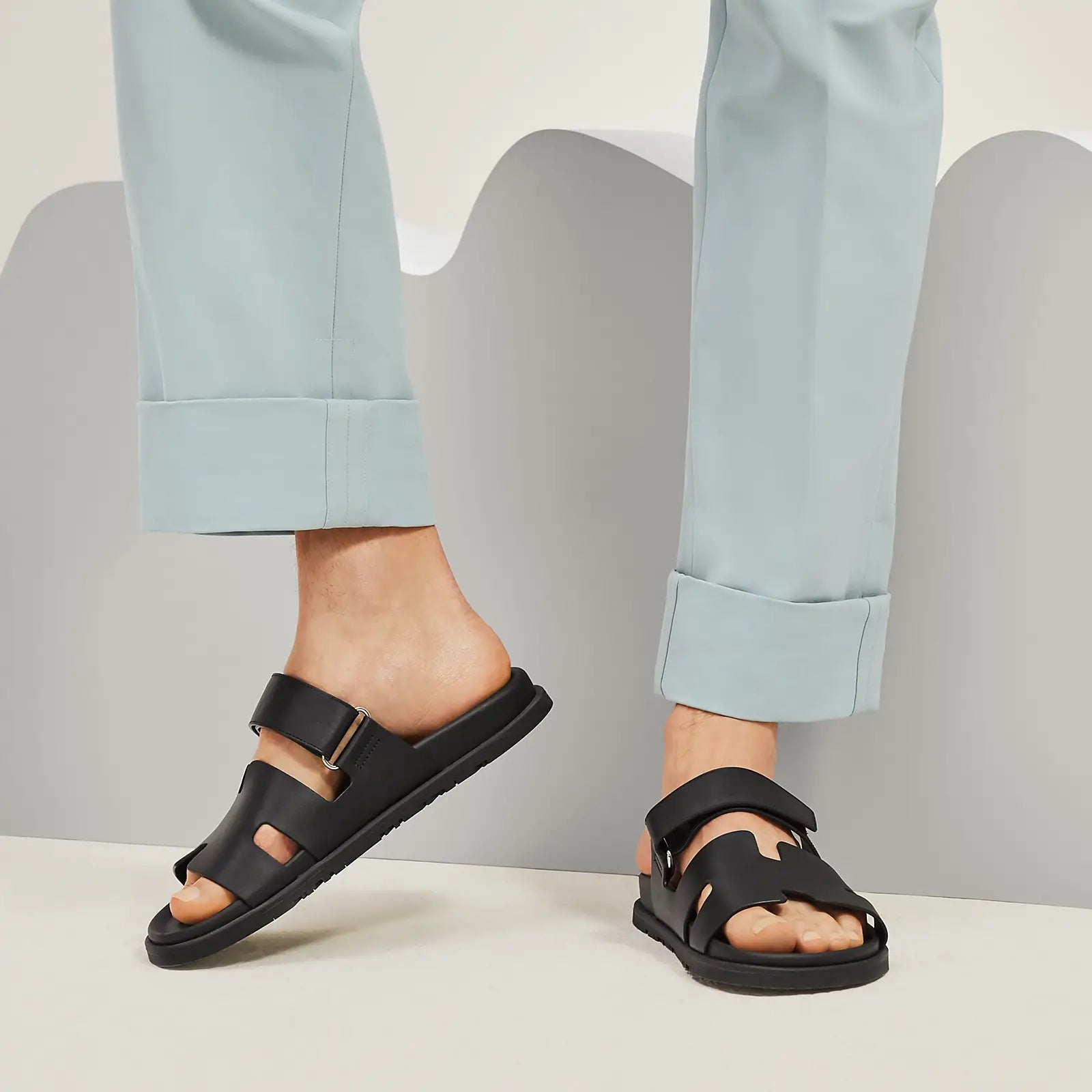 Myk Sandal Schwarz