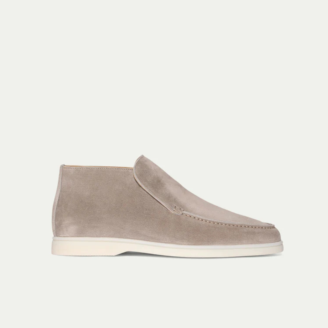 Soft grey avenue loafers