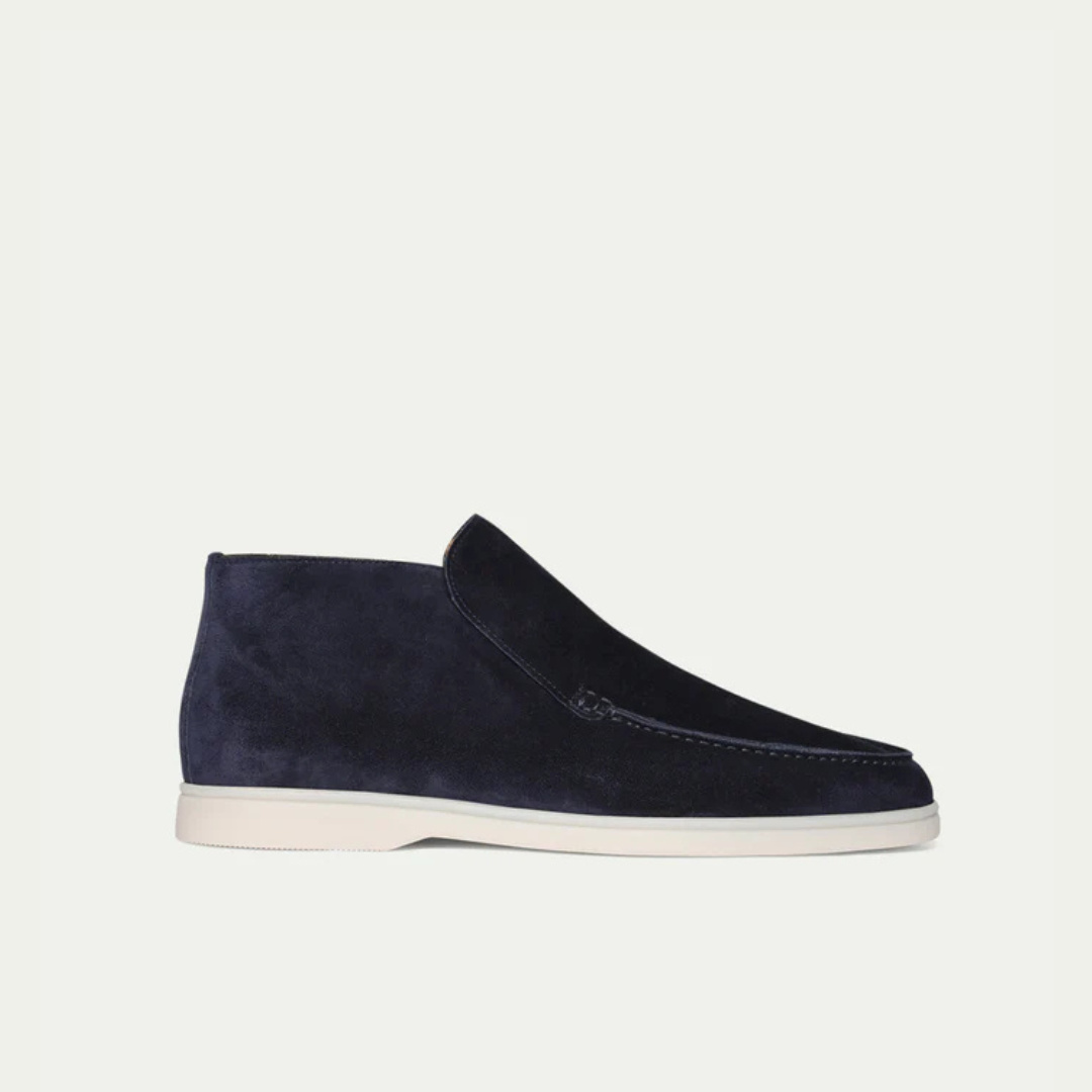 Navy blue avenue loafers