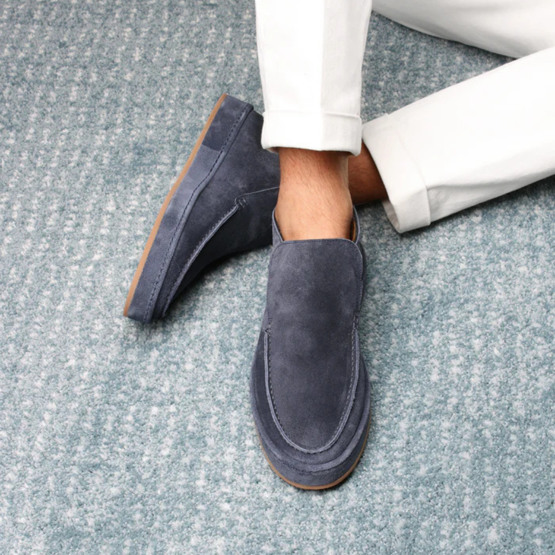 Midnight blue avenue loafers