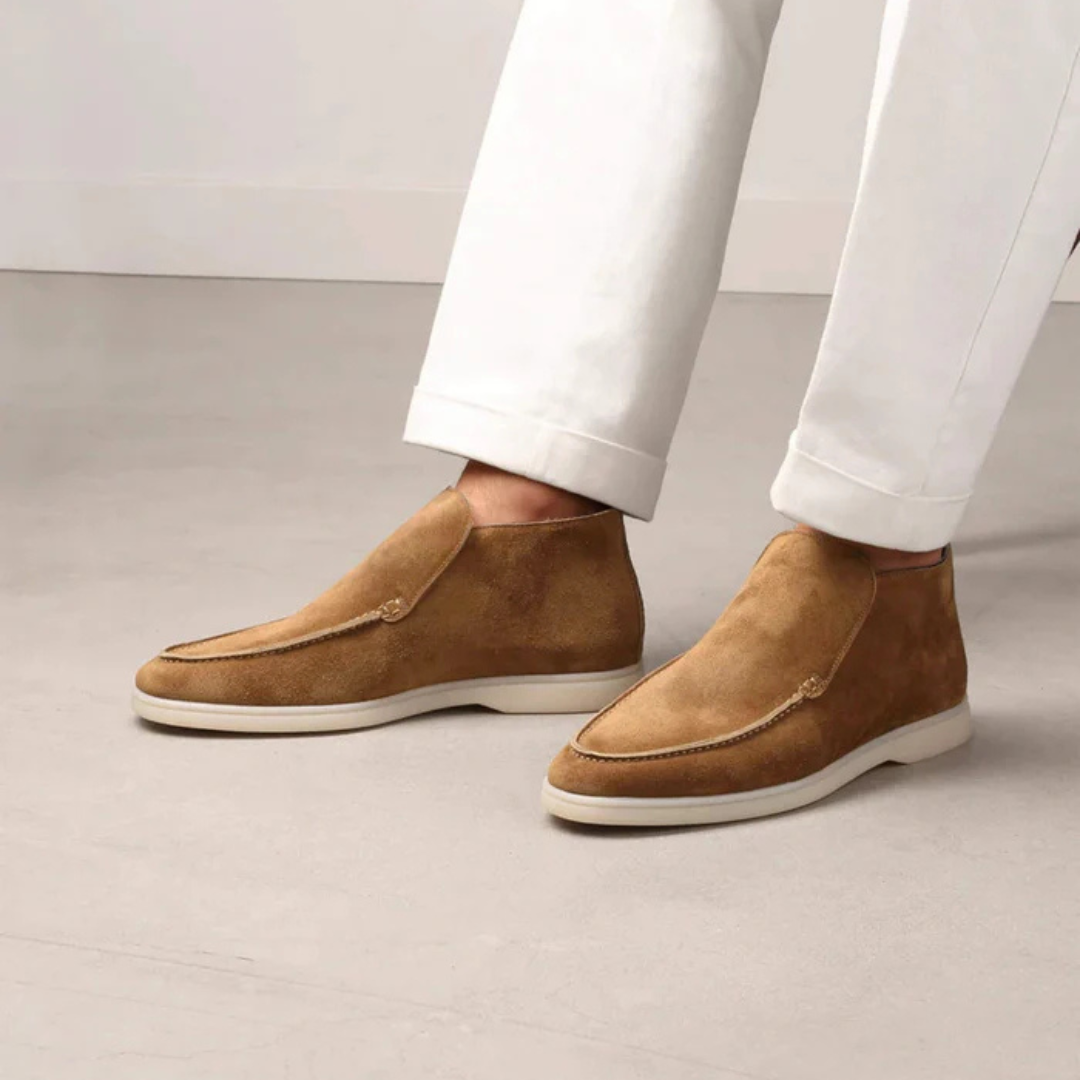 Beige avenue loafers